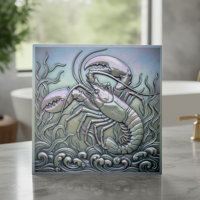 Metallic Iridescent Lobster ID1223 Tile (Creator Uploaded)
