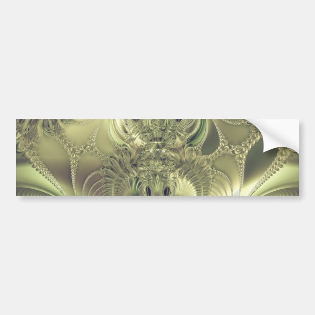 Metallic Leaves Bumper Sticker (Front)