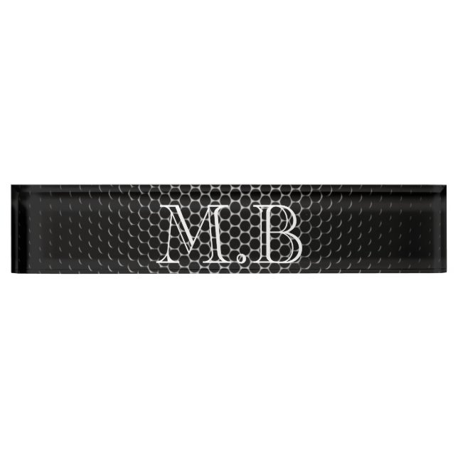 Metallic Look Professional Nameplate (Front)