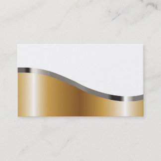 Metallic looking business card