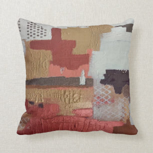 Metallic Love Throw Pillow