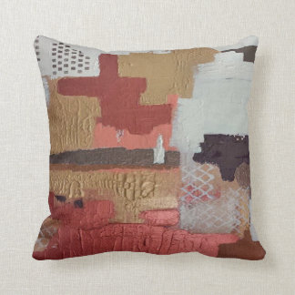 Metallic Love Throw Pillow