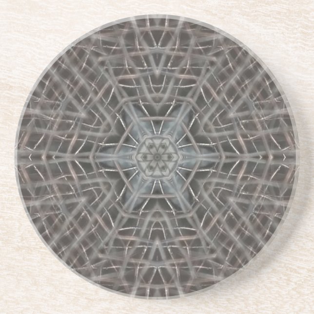 Metallic Metal Mesh Coaster (Front)
