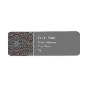 Metallic Metal Mesh Label