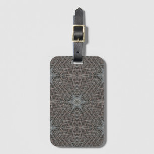 Metallic Metal Mesh Luggage Tag