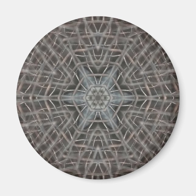 Metallic Metal Mesh Magnet (Front)