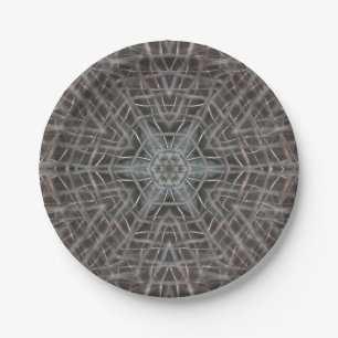 Metallic Metal Mesh Paper Plate