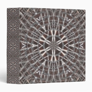 Metallic Metal Mesh Silver Binder