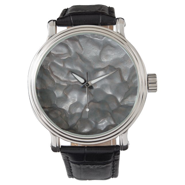 Metallic Meteorite Rock Print, Watch (Front)