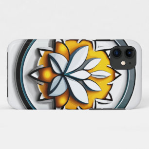 Metallic Orchid: A Pink and Yellow Extravaganza iPhone 11 Case