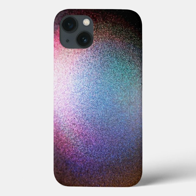 Metallic Rainbow Glitter Effect Case-Mate iPhone Case (Back)