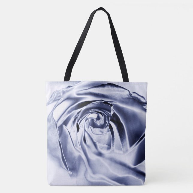 Metallic Rose Grey Tote Bag (Front)