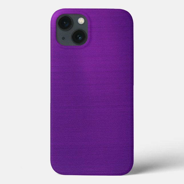 Metallic Royal Purple Case-Mate iPhone Case (Back)