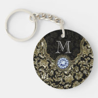 Metallic Silver And Gold Floral Damasks