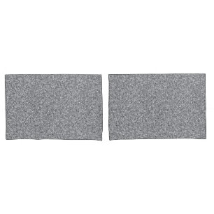 Metallic Silver Glitter Pillowcase