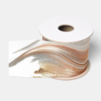 Metallic Silver Gold and Copper Swirls