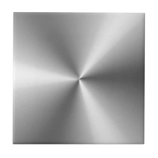 Metallic Silver Tile (Front)