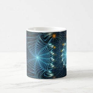 Metallic Spider Webs Coffee Mug