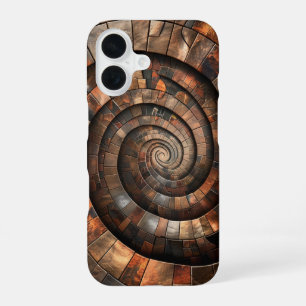 Metallic Spiral iPhone 16 Case