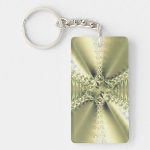 Metallic Star Keychain