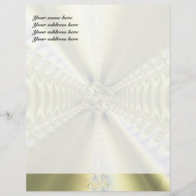 Metallic Star Letterhead (Front)