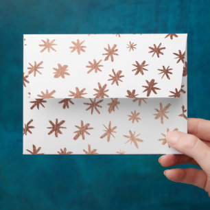 Metallic stars - copper envelope
