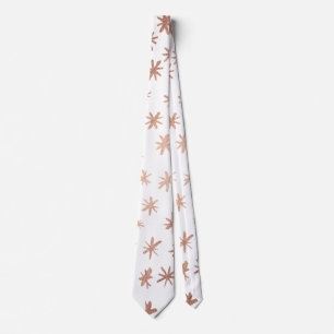 Metallic stars - copper tie