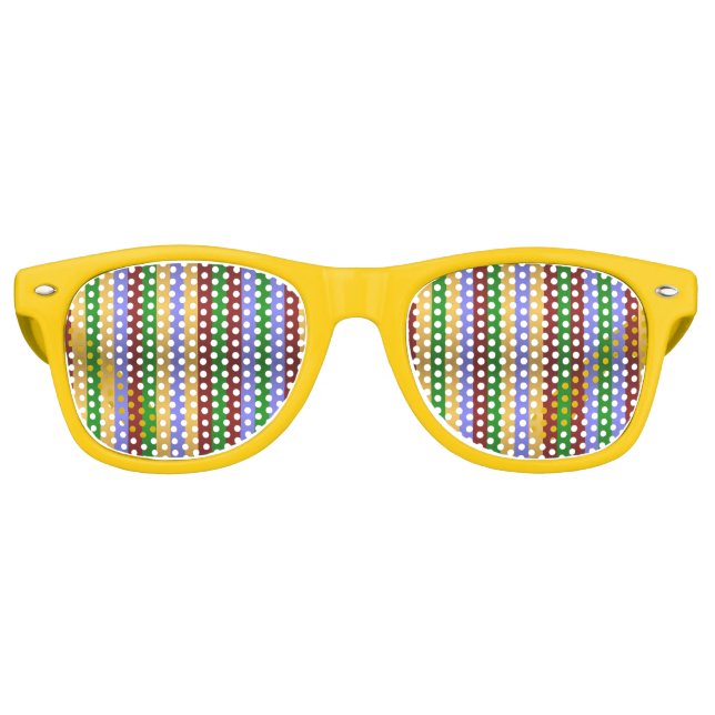 Metallic Stripes Party Shades (Front)