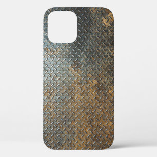 Metallic surface, reflective texture background. iPhone 12 case