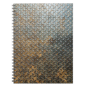 Metallic surface, reflective texture background. notebook