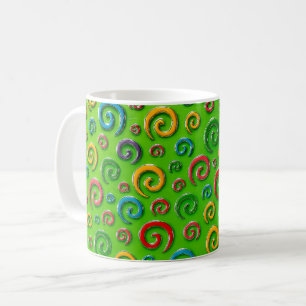 Metallic Swirl Fun Coffee Mug