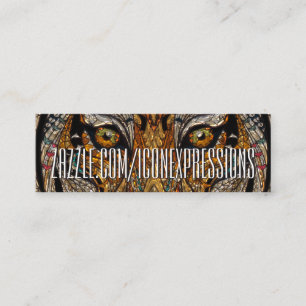 Metallic Tiger Eyes Business Cards
