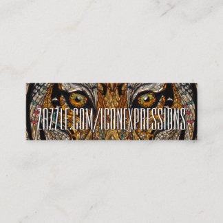 Metallic Tiger Eyes Business Cards