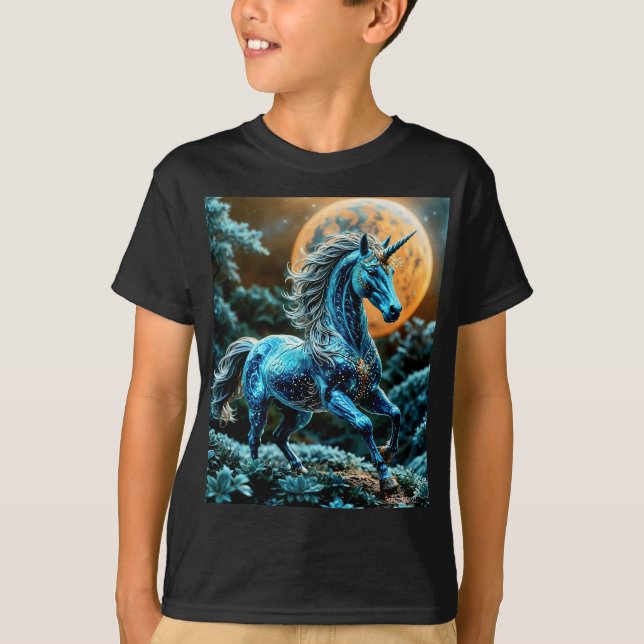 Metallic Unicorn T-Shirt (Front)
