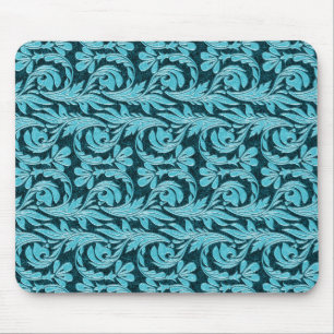 Metallic Waves 2Tone Teal Drk MOUSEPAD