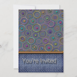 Metallica 3D Circles & Tread You're Invited Invitation