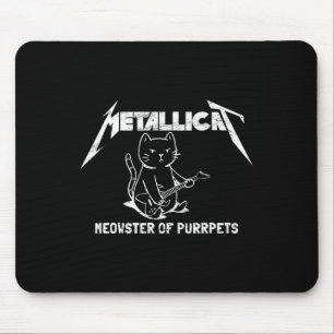 Metallicat Meowster Of Purrpets - Funny Cat 1 Mouse Pad