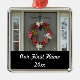 Métallique Notre première maison Nouvelle maison Ornement pho