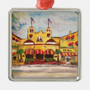 Métallique Ornement de peinture d'hôtel de colonie de Del Ra