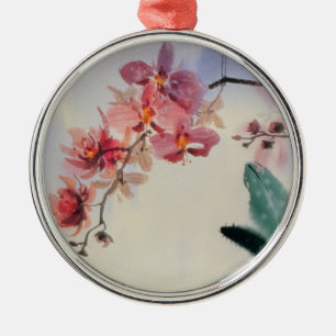 Métallique Ornement de Phalaenopsis