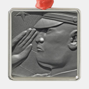 Métallique Ornement de souvenir de vétéran de soldat militair