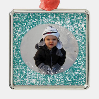 Métallique Ornement fait sur commande de flocon de neige