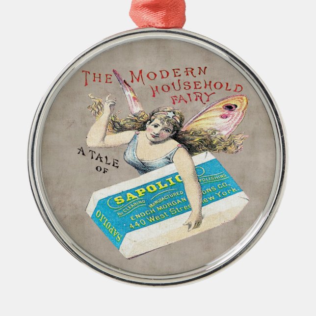 Métallique Ornement féerique de savon (Devant)