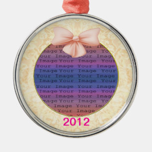 Métallique Ornement Mariage de la corneille rose