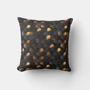Metallized Design Throw Pillow