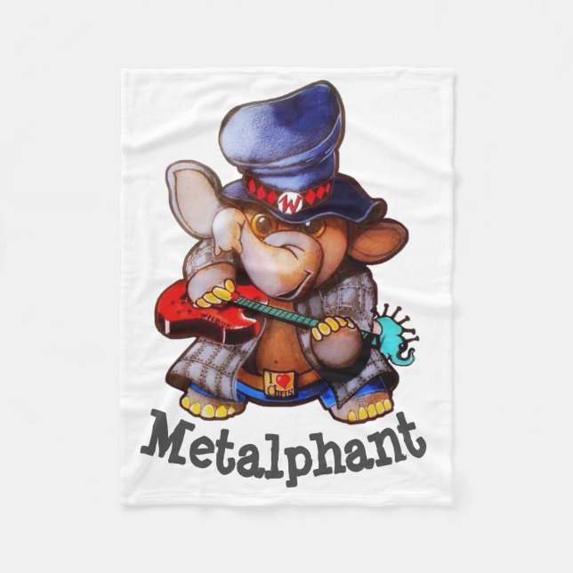 Metalphant avec la couverture d'ouatine de guitare (Devant)