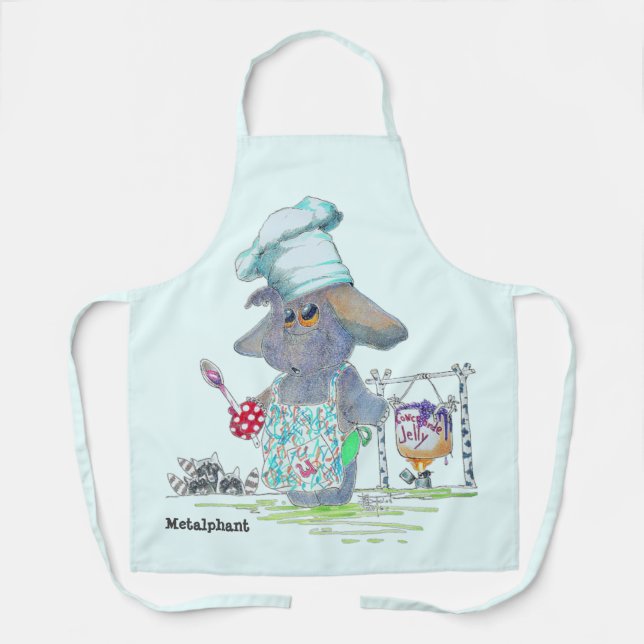 Metalphant Chef All Over Print Apron (Front)