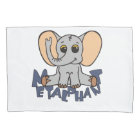 Metalphant Elephant Pillow Case