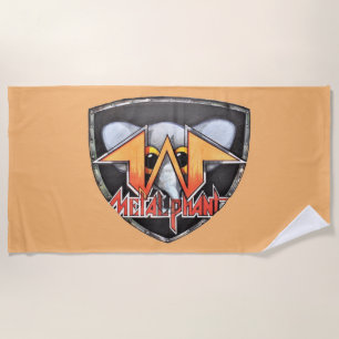 Metalphant Emblem Beach Towel - single image