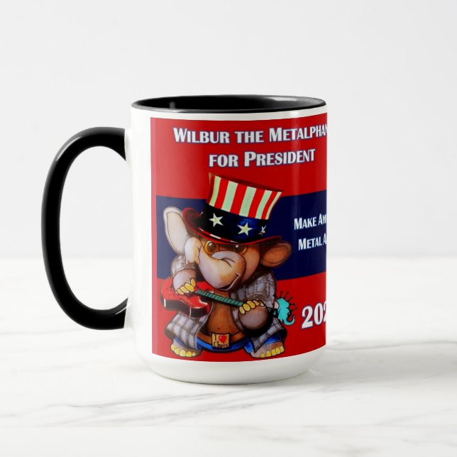 Metalphant for President 2024 Mug (Left)